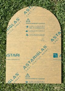 Acrylic Arch Blank With Protective film