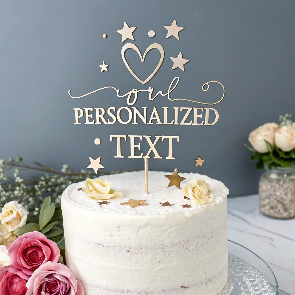 Personalized Cake Topper
